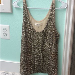 Sequins tank